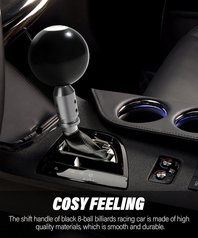 SUJADE YAKEFLY Universal Gear Shift Knob Adapter,Aluminum Alloy Automatic Shifter Adapter Car Adapter,Shifter Boot Retainer Stick Connector for Non-Threaded Manual M12x1.25 (Silver), 299PDTPJ001 - Image 5